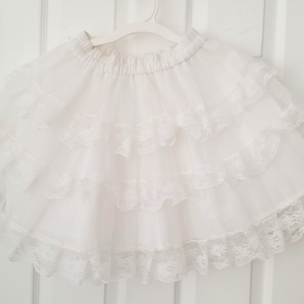 White Tutu Skirt size S